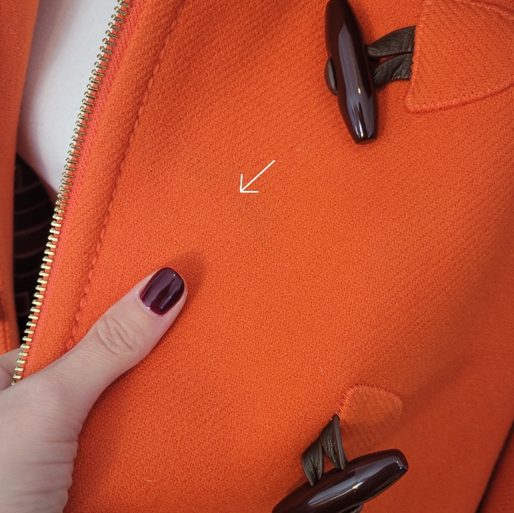 Kate Spade Allie Faux Fur Trimmed Duffel Coat - Picture 15 of 15